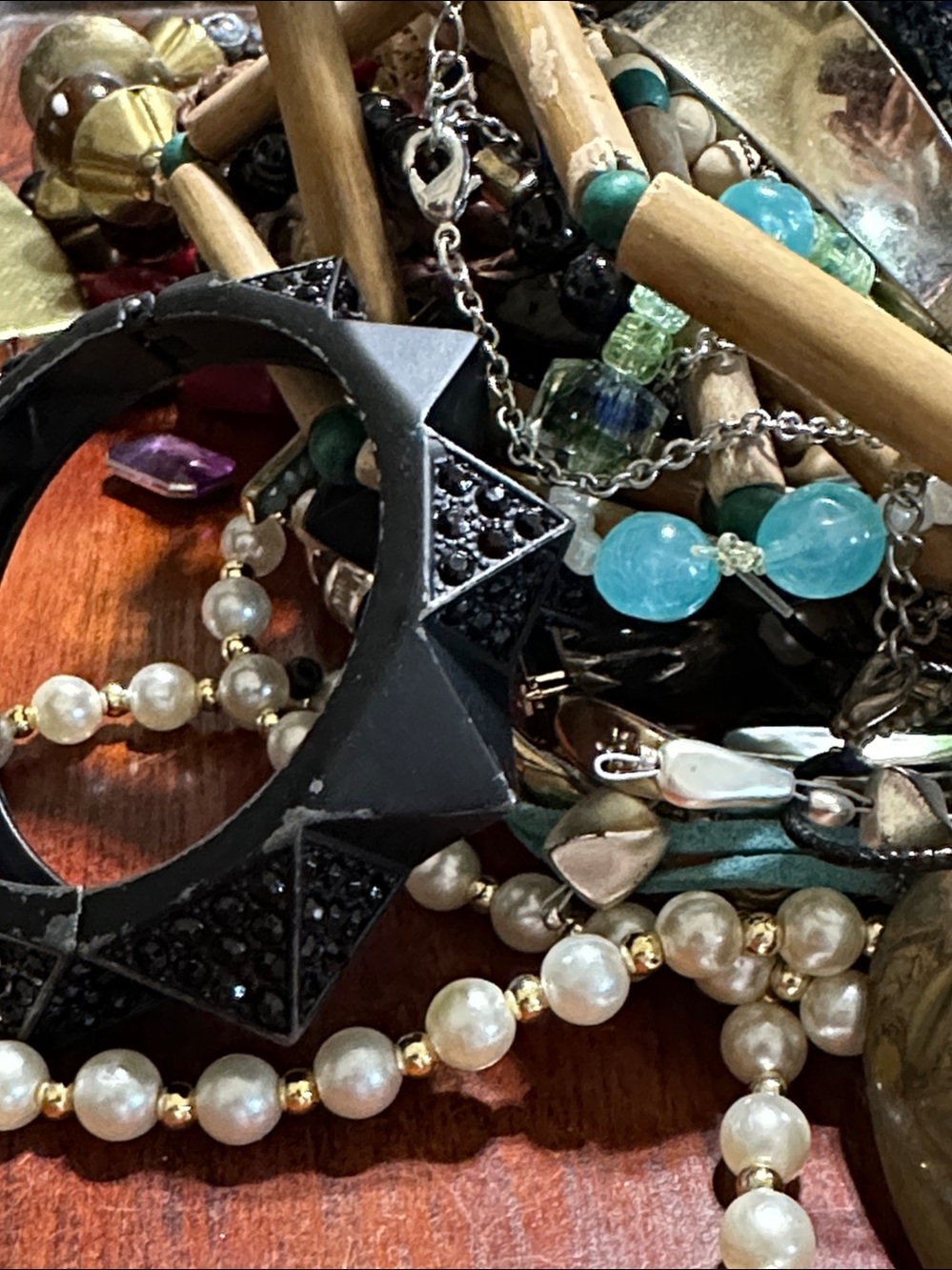 4.6 Pound Craft, Repair, Junk Jewelry Box - Picture 3 of 13